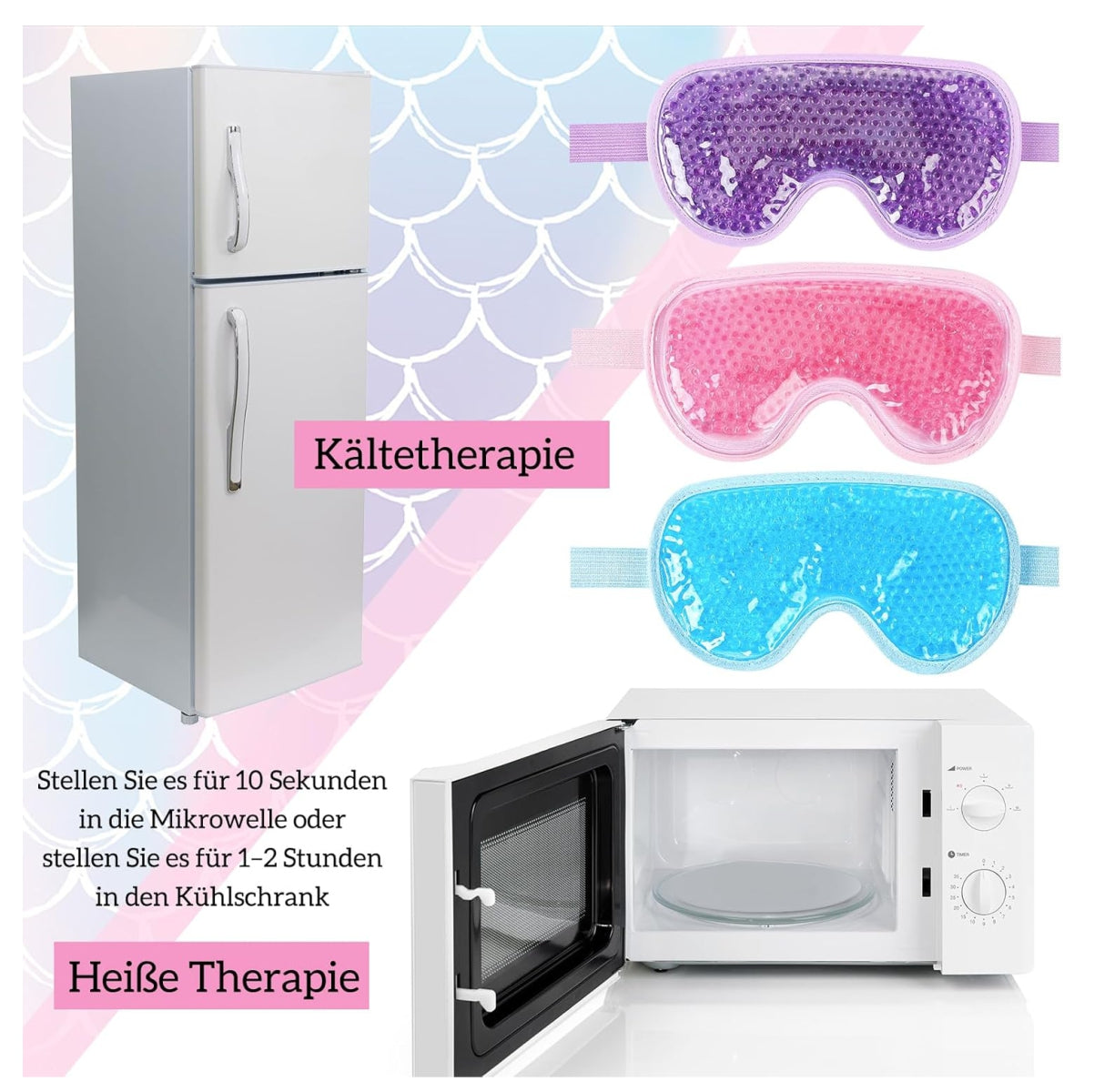 Antifaz Gel Relajante Gel Frío/Calor