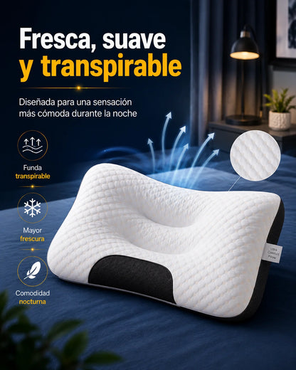 ALMOHADA CERVICAL ORTOPÉDICA 2x1 + ENVÍO GRATIS